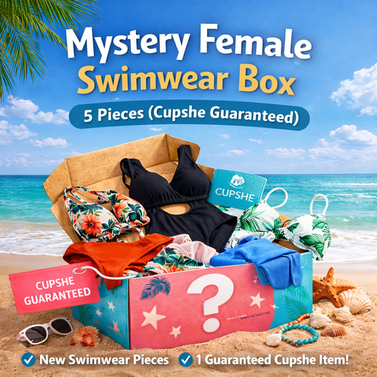 Mystery Female Swimwear Box – 5 Pieces (Cupshe Guaranteed)
