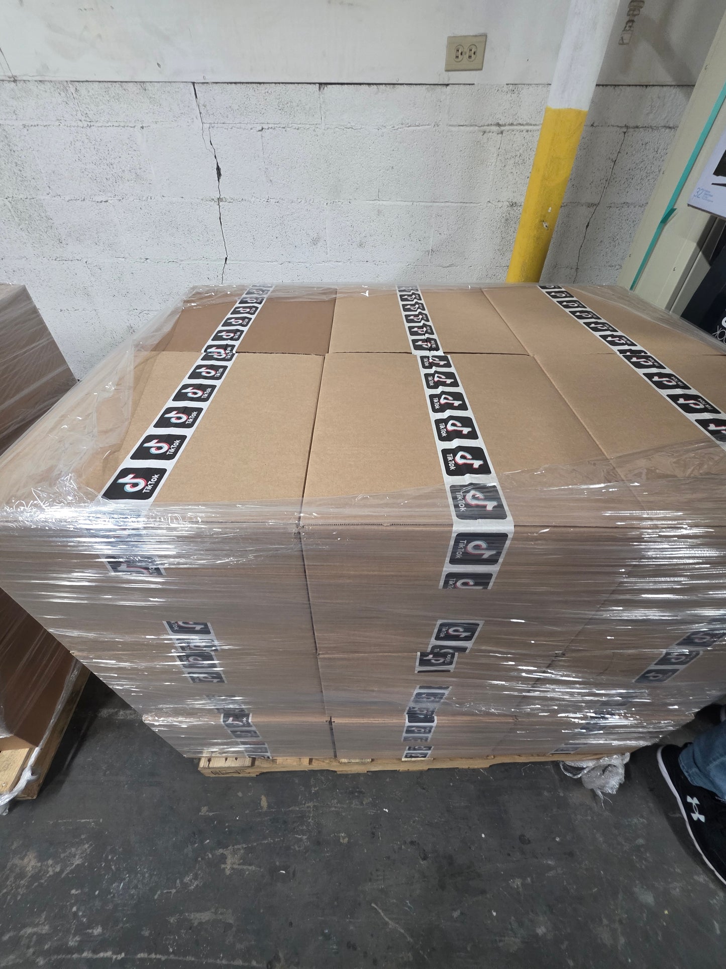 Assorted TikTok Shop items inside a mystery box